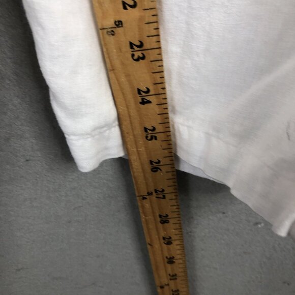 Kim Rogers Pants Womens Extra Large White Linen Blend Lagenlook Boho Beach - Picture 5 of 16